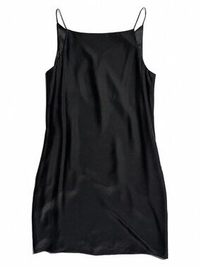 t by alexander wang jersey dress short sleeve loungewear dress in ribbed cotton jersey in BLACK